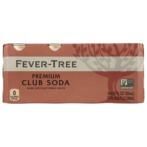 Fever-Tree Soda 8Pk Club 40.56 Fluid Ounce Pack Of 3