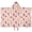 Princess and Fairy Pink Pattern, variant on Princess and Castle Pink Pattern Hooded Bath Towel Wrap for Teens Ages 3 To 12, Soft Lightweight Quick Dry Microfiber Bath Beach Pool, 50"x30"