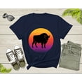 thumbnail image 2 of Cool Bull Cattle Animal Silhouette Farm Animal at Sunset T-Shirt Bull Shirt for Men Women Kids Boys Girls Teens Graphic Animal Gift Tshirt, 2 of 7