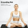 Grounding Mat, Reduce Work Stress Earthing Mat Improve Sleep Black