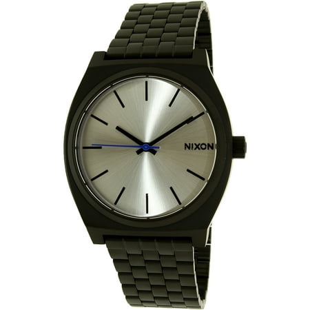 Nixon Men's Time Teller A045180 Black Stainless-Steel Quartz Dress Watch