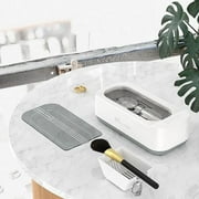 KECOOLKE Ultrasonic Jewelry Cleaner, 400ml Sonic Cleaner with Digital Timer for Eyeglasses, Rings, Coins,Silver,Denture Ultrasonic Cleaner Solution for Gifts
