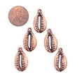 thumbnail image 2 of The Bead Chest Copper Cowrie Shells (Set of 5): Metal Beads for DIY Crafts & Jewelry-Making Inspired by African Sea Shells, 2 of 4