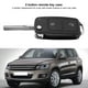 thumbnail image 5 of Funda Para Llave Remota, Funda Ligera Negra Para Llavero Plegable Con 2 Botones Para Accesorios De Coche, 5 of 7