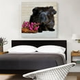 thumbnail image 2 of ARTCANVAS Black Guinea Pig Home decor Canvas Art Print - Size: 36" x 36" (1.50" Deep), 2 of 9