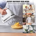 thumbnail image 6 of KFFKFF Electric Hand Blender Mixer 5-Speed 250W Portable Handheld Mixer Beaters, 6 of 9