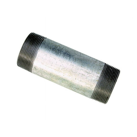 Sigma Electric 3562444 0.5 in. Dia. Zinc-Plated Steel Galvanized Nipple for Rigid & IMC - Pack of 2