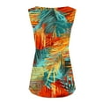 thumbnail image 6 of HaoXianJian Plus Size Tank Tops for Women Summer Sleeveless Crew Neck T-Shirts Tops Casual Tees Tunics Shirts Colorful Print Sleeveless Womens Tops Going Out Tops for Women L-5X, 6 of 7