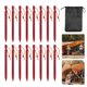 thumbnail image 4 of Espigas Carpas Metal Atascas Jardín Ataspes Campaña Stakes Carpa 16 Piezas Aluminio 18 Cm Aleación para Campamento Al Aire Libre Acampar, 4 of 9