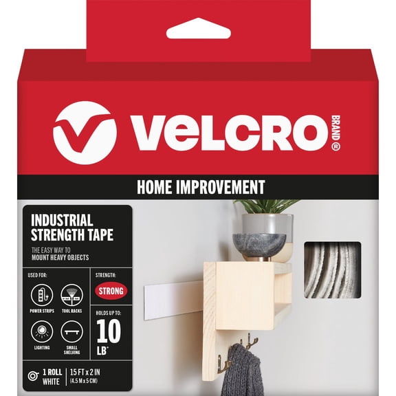 Velcro Brand Reclosable Fastener White 90198
