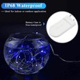 thumbnail image 4 of Led String Lights 15 Pack, 2m 20 Led Fairy Lights Battery Operated, Copper Wire Light (blue), 4 of 5