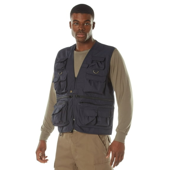 Rothco Uncle Milty Travel Vest - Men's, Midnight Navy Blue, Small, 75320-Midnigh