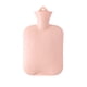thumbnail image 1 of Botella De Agua Caliente Bolsas de agua caliente de PVC Calentador de pies de manos Botella de compresa caliente para calambres (1000ML Rosa), 1 of 9