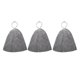 thumbnail image 1 of EeaseMX 3 piezas de gorro de sauna con protector de cabeza flexible y elegante gorro de sauna transpirable de fieltro, 1 of 7