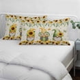 thumbnail image 4 of Spring Gnomes Throw Pillow Covers, Retro Botanical Flowers Leaves Butterfly Soft Breathable Pillow Cases with Invisible Zipper for Sleeping, Standard Pillowcases for Couch Bed Sofa Chair 20x26 Inches, 4 of 9