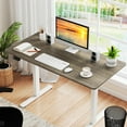 thumbnail image 2 of Costway 48" x 24" Whole Piece Table Top with Safe Rounded Corners for Home Office Desk DIY Gray, 2 of 9