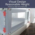 thumbnail image 2 of VAHIGCY Extra Long Toddler Bed Rails | Extra Long Bumper Safety Rails Guard for Toddler Bed | Extra Tall Rail Bed Bumper, Security Adjustable Bed Rail Fence for Queen Beds, 2 of 9