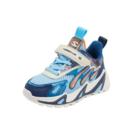 

Ymiytan Children Lightweight Trainers Training Non-Slip Round Toe Sneakers Comfort Athletic Shoes Style G 4Y