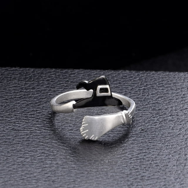 Halloween Clearance! Cute Halloween Ghost Witch Finger Ring Open Rings Party Cosplay Jewelry Halloween Decorations for Home