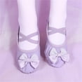 thumbnail image 2 of Nskgu Ballet Shoes for Girls Highly Stretchy Split Sole Bow Girls Ballet Slippers for Dance Gymnastics, 2 of 3