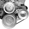 thumbnail image 1 of 402L Long Water Pump Power Steering Bracket for Small Block Chevy Canister Pump, 1 of 1