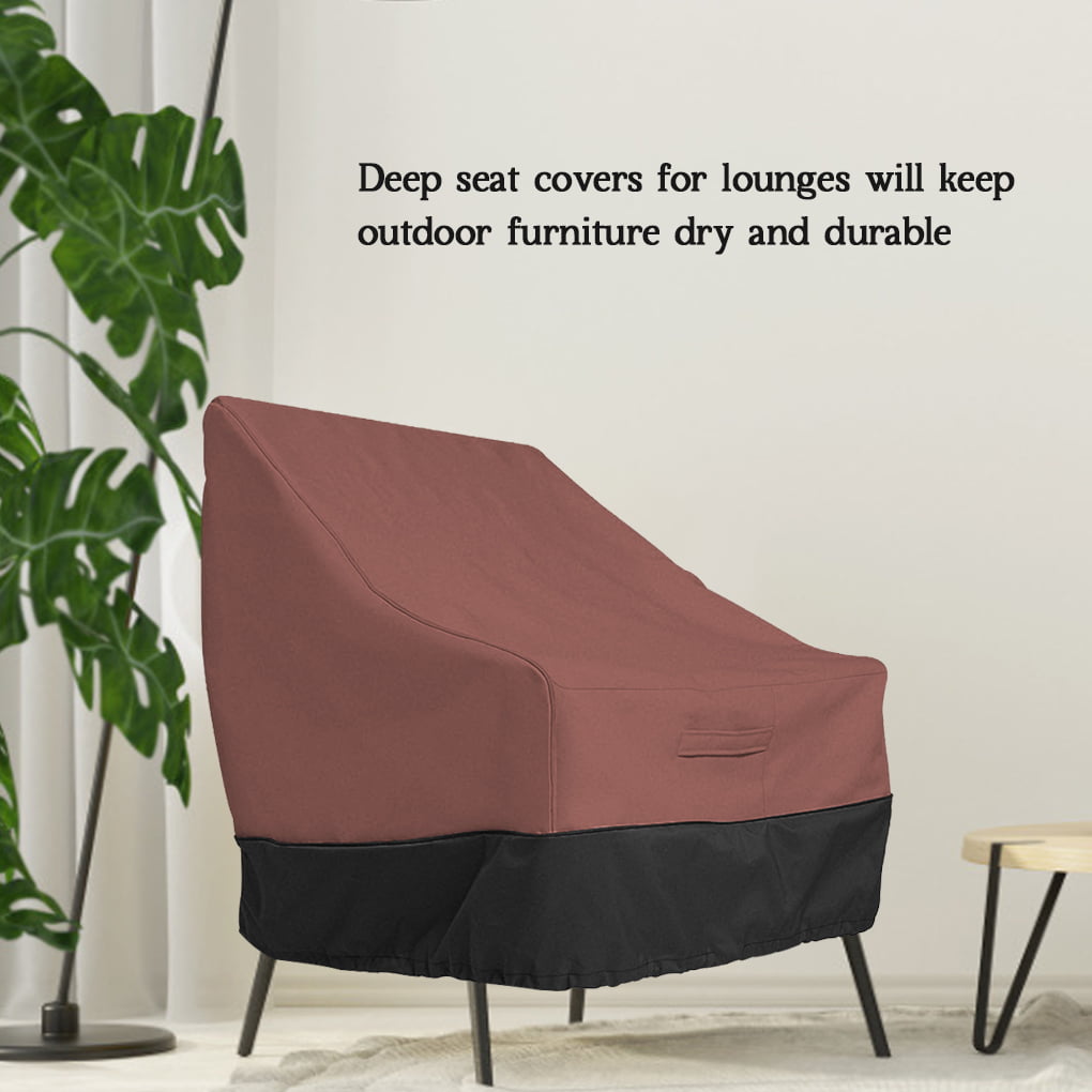 Medium Black Heavy Duty and 100% Waterproof Outdoor Sofa Cover Standard Taufey Patio Bench Loveseat Cover Lawn Patio Furniture Covers with Air Vent