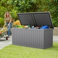 thumbnail image 7 of Devoko 260 Gallon Deck Box, Outdoor Resin Storage Box, with Large Storage Capacity, for Patio, 7 of 7