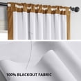thumbnail image 6 of Half Price Drapes Signature Burnt Pumpkin Velvet Blackout Curtains For Bedroom(1 Panel), 50WX 84L, 6 of 11