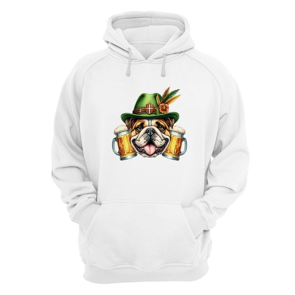 Best Bulldog Dad Proud Beer Lover Happy Oktoberfest Hoodie Unisex Merch Hoodies Dog Lover Gifts Idea - 02016