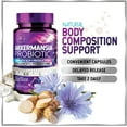 thumbnail image 6 of Akkermansia Probiotic - 2 Billion AFU per Serving - Best Strain for GLP-1 Production Support with Prebiotic Fiber for Natural Digestive & Gut Health - Bottled in USA for Women & Men - 120 Capsules, 6 of 9