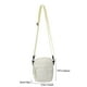 thumbnail image 2 of Bolsa de hombro cruzada, bolso de viaje para hombres, mujeres, niños, con agujero para auriculares, blanco, 2 of 6