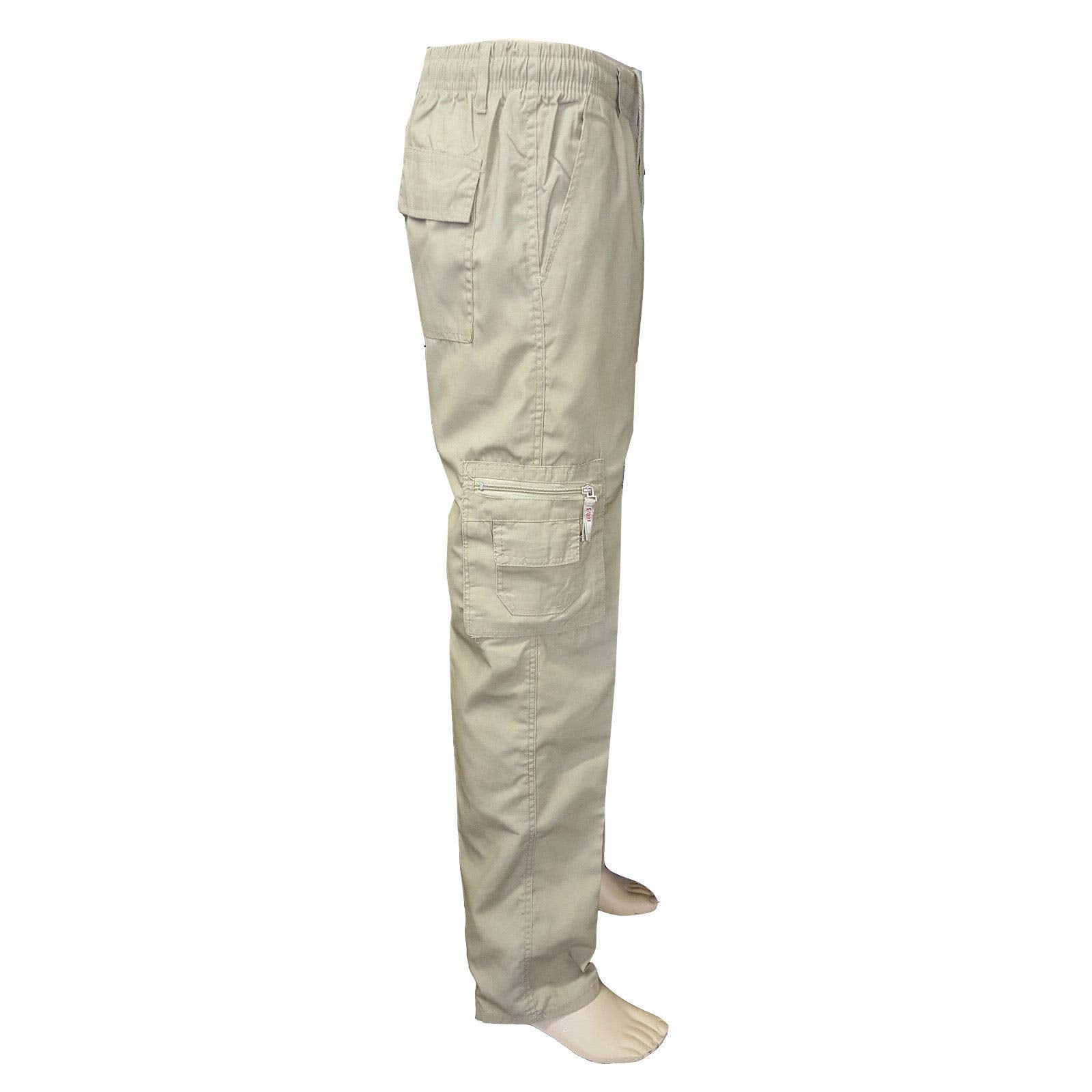 mens slim cargo trousers