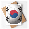 thumbnail image 1 of Korea National Flag Soccer Football Greeting Cards You are Invited Invitations, 1 of 3