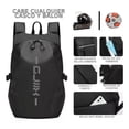 thumbnail image 3 of Mochila Xiird Polux Impermeable Con Compartimiento Multiusos Para Biker Color Negro Diseño De La Tela Liso, 3 of 5