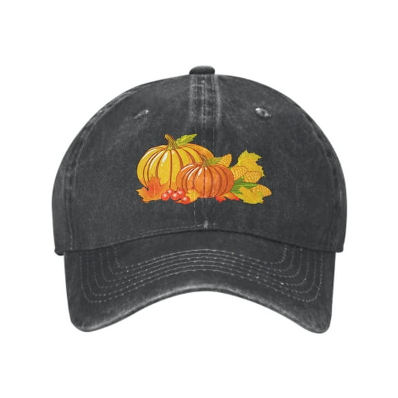 Autumn Pumpkin Baseball Caps for Men Women Adjustable Casual Trucker Hats for Fishing Outdoor Activities Fashion Hats