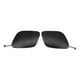 thumbnail image 1 of Tapa del gancho de remolque delantero Unique Bargains para Toyota Prius 2019-2022, tapa del gancho de remolque del parachoques No.5212747911, plástico negro, 1 par, 1 of 6