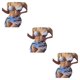 thumbnail image 4 of Naiovety Traje de baño de verano para mujer, traje de baño dividido de tres piezas con estampado teñido, traje de baño a la moda de viaje sin mangas, Azul S 3piezas Naiovety CBP221216, 4 of 6