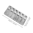 thumbnail image 2 of PAMINGONO 3Pcs Compact Metal Paint Mixing Tray for Precise Color Blending in Painting, 2 of 8