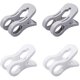 thumbnail image 1 of SZTXJ 4 Pcs Plastic Drying Clip, Multifunctional Quilt Clip Non-slip Clothespins Beach Towel Clips Cruise Chair Holder Plastic Clothespins (Grey, Whit, 1 of 5