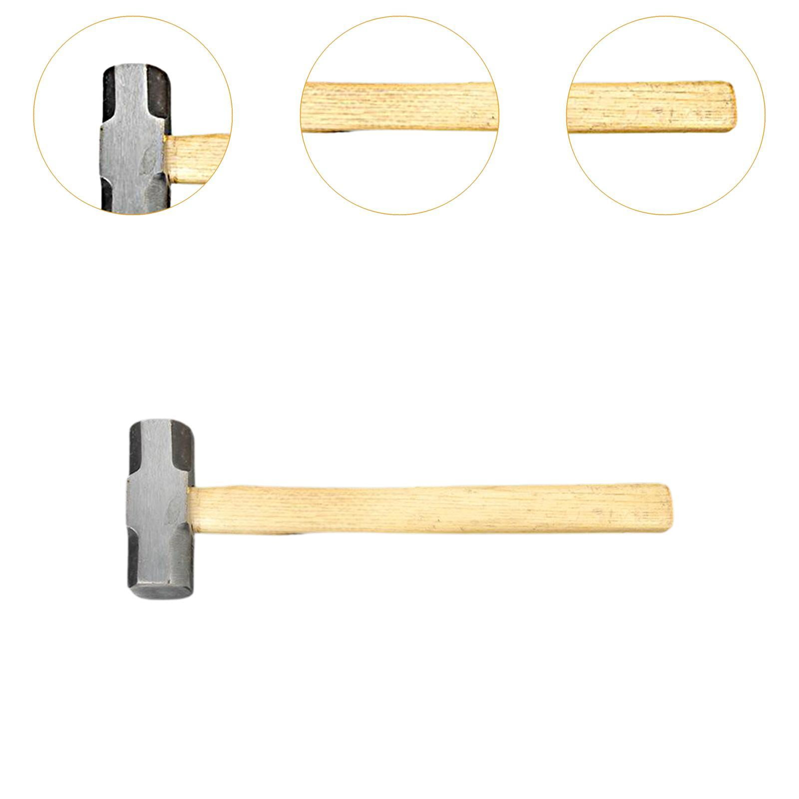 figatia Sledge Hammer Comfortable Home Renovation Tool for Cracking Stone Demolition Head Dia 4 cm