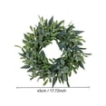 thumbnail image 5 of Fmxomd Olive Wreath for Front Door - Artificial Greenery Spring Summer Wreath with Mixed Leaves & Olive Fruit - Large All Season Farmhouse Decor for Indoor Outdoor Wall Wedding, 5 of 6