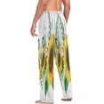 thumbnail image 5 of Sunflowers Bouquet Men's Pajama Pants Lightweight Sleepwear Bottom Lounge Pants, 5 of 6