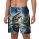 thumbnail image 1 of Balery Largemouth Bass Jumping Out of The Water Bañador para hombre, shorts de playa de secado rápido con entrepierna y forro de compresión-X-Large, 1 of 6