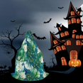 thumbnail image 6 of Honeii Peacock And Flowers Print Poncho Cape, Cloak Coat, Snuggly Hooded Wearable Blanket, Hooded Cape For Teenagers,Halloween Costumes-Medium, 6 of 7