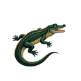 thumbnail image 3 of cartoon Alligator Theme Stickers, Waterproof Alligator Theme Sticker for Water Bottle Laptop Phone Cases Planner Skateboard Luggage Helmet Party Favor Decor, Ideal for Adults Teens Teacher Rewards, 3 of 9