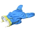 thumbnail image 1 of Ropa Impermeable De Cuatro Patas Para Perro Sunnimix Chaqueta Impermeable Azul XL, 1 of 8