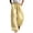 Yellow, variant on LUVDA Gingham Wide-Leg Pants for Women Elastic High Waist with Pockets Lightweight Flowy Trousers for Casual & Boho Style