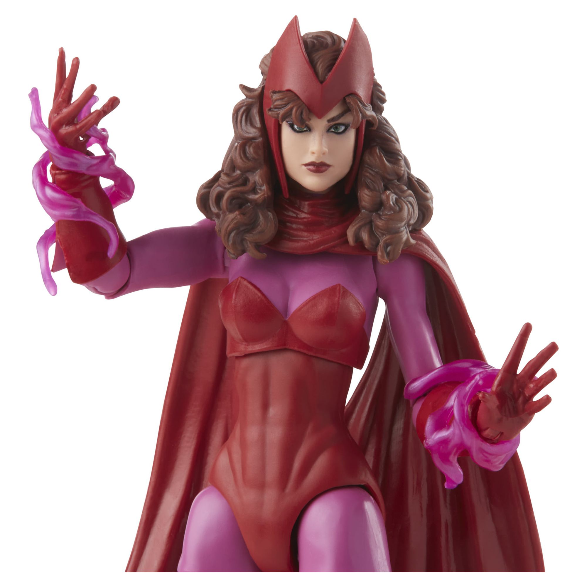 Marvel Legends Series Scarlet Witch Retro Action Figure Toy, 4 Accessories  