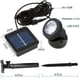 thumbnail image 5 of Luces solares para estanque, 6 LED sumergibles, impermeables, para jardín, fuente, piscina y exterior (blanco cálido), 5 of 5