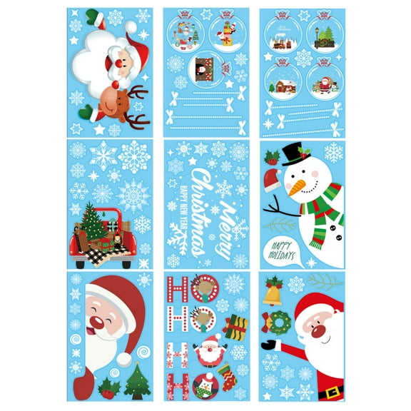 Christmas Decorations - Christmas Window Clings Christmas Decorations Indoor Us